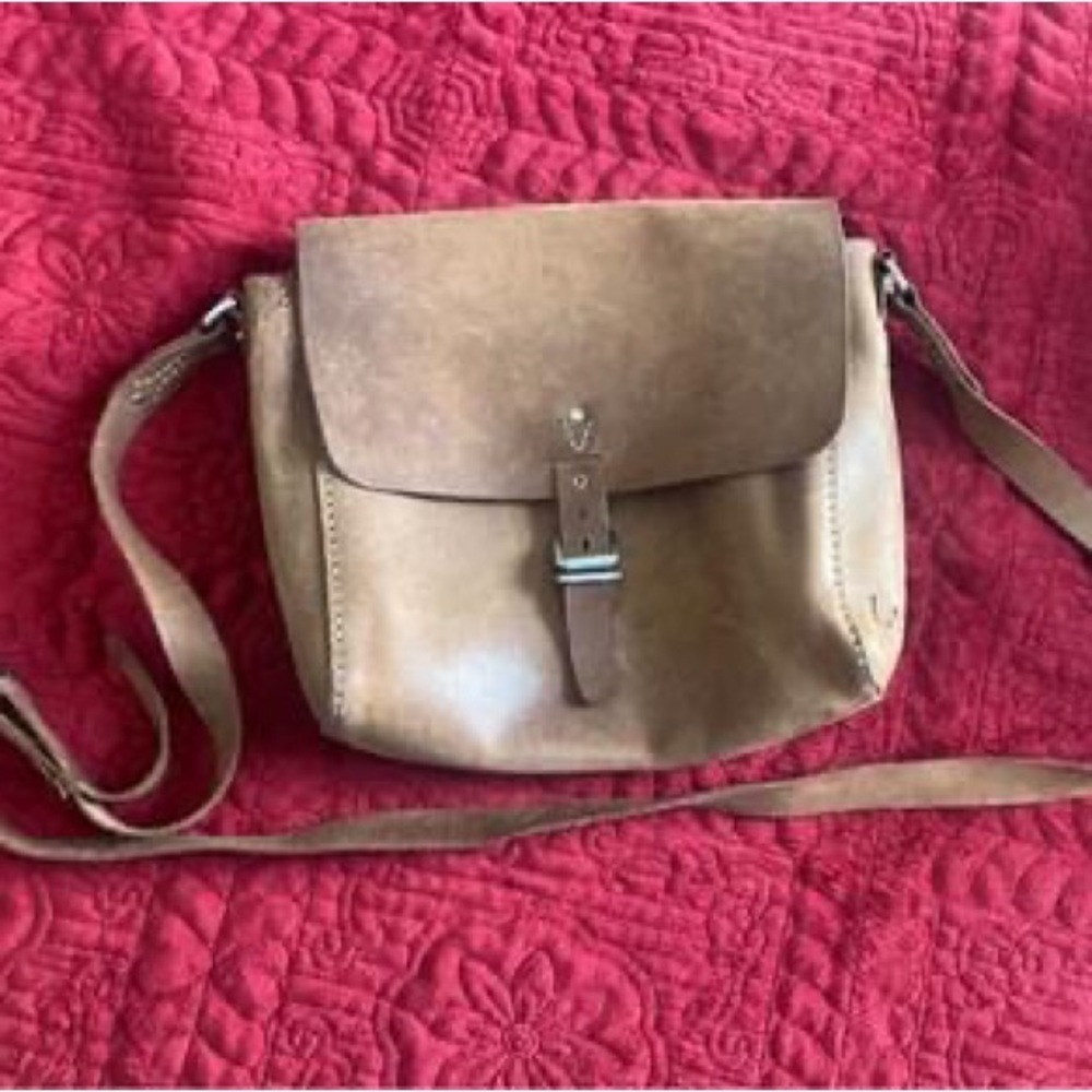 Loyal Leather Crossbody. Made by those rescued from trafficking.